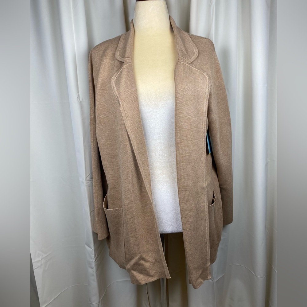 CeCe Tan Textured Sweater